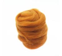 Laine de feutrage à l'aiguille 20 g en fibre perendale cardée avec 29 30 microns et longueur de fibre 80 à 120 mm pour applications artisanales (14#)