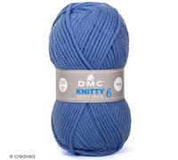 Fil à tricoter Knitty 6 - 100GR - DMC Just Knitting(...) - Bleu (667) Bleu (667)