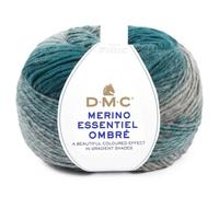 Laine - DMC - Merino Essentiel Ombre - 150 g - Bleu pétrole et gris - Fil Aran