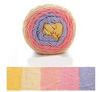 Laine épaisse pour tricot - 200 g - Coton arc-en-ciel - Laine moelleuse pour tricot doux, garde au chaud, micro-bombe, écharpe tricotée, bonnet tissé (11)