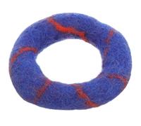 Laine Feutrée Coussin de Bol Chantant Tibétain Bleu | Support Antidérapant, Protection Solide les Chocs, pour Bol Sonore et Corps de Récipient