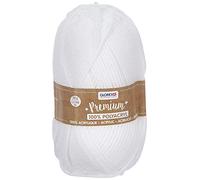 Laine Glorex 5 1001 00 de qualité supérieure - 100% acrylique - Facile à utiliser - Polyvalente - Chaude, douce, ne gratte pas - 50 g - Environ 140 m