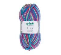 Laine Gründl ""Lisa Premium Color"" Laine Gründl ""Lisa Premium Color"", 50 g, env. 133 m Pétrole/Menthe à l'eau/Violet, couleur 18