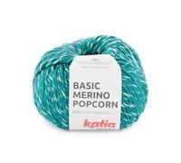 Laine Katia BASIC MERINO POPCORN couleur 101 (111 vert opale)