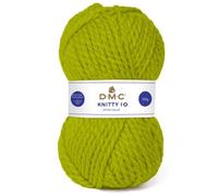 Laine Knitty 10 - DMC - 100 g - Vert Citron - 100 % acrylique - Fil épais