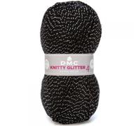DMC - Knitty Glitter - Touche métallique l Idéal tous types de vêtements - Aiguilles à tricoter n°4 | 50 g - 148 m - 5 coloris disponibles