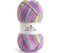 Laine KNITTY POP, DMC 481 Rose pistache