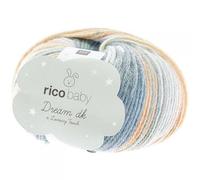 Laine layette BABY DREAM DK MULTICO - Rico 013 Pétrole jaune