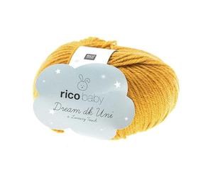 Laine layette BABY DREAM DK UNI - Rico 009 Moutarde