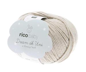 Laine layette BABY DREAM DK UNI - Rico 017 Gris