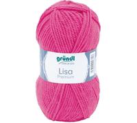 Laine - Lisa - Fuchsia fluo - 50 g - 133 m - 100% acrylique