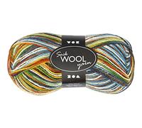 Laine pour chaussettes, L: 200 m, multicolore, 50gr
