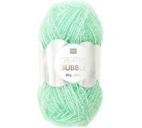 Laine Rico Creative Bubble - RICO DESIGN - 50 g - Blanc - Aigue-marine