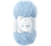 Laine Rico Creative Bubble - RICO DESIGN - 50 g - Bleu pigeon