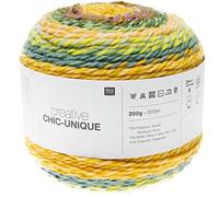 Pelote de laine à tricoter Creative Chic Unique - 200GR - Rico Design 04 Multicolore - 04 Multicolore 04 Multicolore