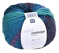 Laine Rico Design - Creative melange chunky - 50 gr - 53% laine vierge 47% acrylique