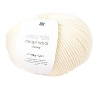 Laine Rico Design Essentials Mega Merino Chunky, 100 g Anthraci Crème