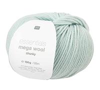 Laine Rico Design Essentials Mega Merino Chunky, 100 g Anthraci Mint