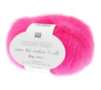 Fil à Tricoter ESSENTIALS SUPER KID MOHAIR LOVES SILK: Luxe, Douceur et Créativité - 25gr - Rico Design 65 Néon Pink - 65 Néon Pink 65 Néon Pink