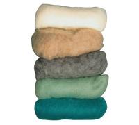 Laine Vierge, Mix Hiver "Winter Lights", Toison, 5 Couleurs À 20g