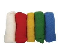 Laine Vierge, Multicolore, Toison, 5couleurs À 20g