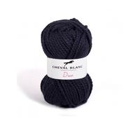 Laines Cheval Blanc - DUO fil à tricoter 100% acrylique 50g - Gros fil hiver pour tricot et crochet