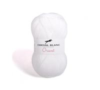 Laines Cheval Blanc - ORIENT fil à tricoter 100% acrylique 50g - Fil perlé