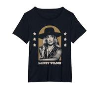 Lainey Wilson - Portrait Cool Again de Country's T-Shirt, Femme Grandes Tailles, Noir, 5X
