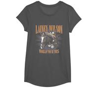 Lainey Wilson - Tour 2025 T-Shirt, Fille, Asphalte, XS