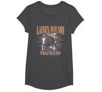 Lainey Wilson - Tour 2025 T-Shirt, Fille, Chiné Foncé, XS