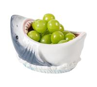 Lainiaoly Bol Céramique Requin | Bol Céramique Attaque de Requin 3D | Grand Récipient Décoratif Cartoon pour Céréales Fruits Popcorn Salade Soupe Bijoux Confiseries | Décoration de Fête