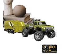 Lainiaoly Mini Voiture Télécommandée, Voiture RC 2.4GHz, 1: 64, Car RC Rechargeable, Truck Automobile Jouets, Automobile Jouet Hors Route Télécommandée, avec Feux De Carrosserie Et Phares, J