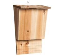 Lainiaoly Nichoir Chauve Souris en Bois Maisons, Maison Cabane Abri Extérieur, Nichoir pour Chauves-Souris Couche Unique détachable