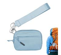 Lainiaoly Petit Portefeuille De Bracelet pour Femmes, Portefeuille De Fermeture De Cartes De Crédit, Style Simple Portefeuilles Portables, Portefeuilles en Nylon Étanche avec Porte-clés De Longe