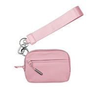 Lainiaoly Petit Portefeuille De Bracelet pour Femmes, Portefeuille De Fermeture De Cartes De Crédit, Style Simple Portefeuilles Portables, Portefeuilles en Nylon Étanche avec Porte-clés De Longe