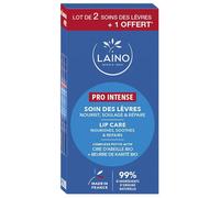 Laino Soin des Lèvres Cire d'Abeille Pro Intense - Lot 3 x 4 g