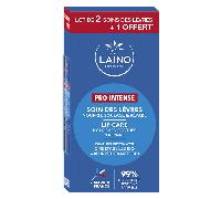 Laino Soin des Lèvres Pro Intense Lot de 2 x 4g + 1 Offert