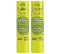 LAINO Soin des lèvres - Senteur Pomme Rouge(S) À Lèvres 2x4 g