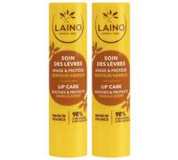 LAINO Soin des Lèvres Vanille 2x4 g