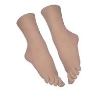 LAIOUSN Anatomie réaliste du pied féminin taille 38 pour fournitures artistiques enseignement accessoires de mode construction TPE robuste pied artificiel TPE pour référence artistique