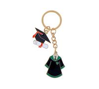 LAIOUSN Bague unique en forme de mortier avec breloque de robe académique sur le thème de l'éducation, chaîne de bijoux pour célébrations de remise de diplôme, cadeau de réussite éducative, Type D