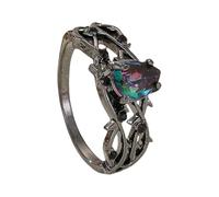 LAIOUSN Bagues confortables en alliage à porter au quotidien, bijoux élégants adaptés pour les fêtes et les rassemblements, bijoux de tous les jours, taille unique, Comme décrit, Comme décrit.