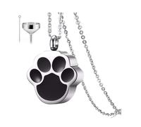 LAIOUSN Boîte à bijoux en acier pour cendres d'animaux de compagnie - Résistante à la poussière - Urne pour animal domestique - Pour bureau