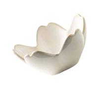 LAIOUSN Bol à bijoux décoratif en céramique en forme de fleur pour salle de bain - Économie d'espace - Petit plat à bijoux élégant en forme de pétale, taille unique, Comme décrit