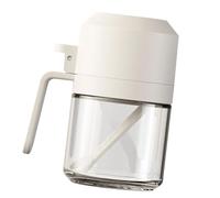 LAIOUSN Bouteille à condiments - Pot à bonbons avec cuillère amovible et couvercle - Récipient multifonction en verre pour assaisonnement - Pour la cuisine, le stockage des épices, l'assaisonnement