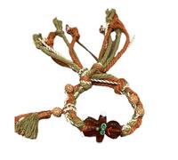 LAIOUSN Bracelets réglables en corde, unisexe, bracelets colorés, ornement de bijoux élégants pour femmes et enfants, taille unique, Résine