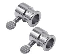 LAIOUSN Butées sécurisées pour fourchette de rôtissoire pour grillades en fer pour éviter les chutes accidentelles. Montage rapide pour barbecue familial