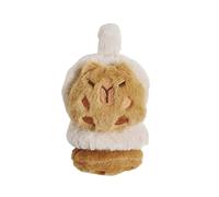 LAIOUSN Cache-oreilles en peluche douce et chaude pour les trajets et les sports de plein air Motif dessin animé Capybaras Cache-oreilles confortables en forme de Capybara, F, taille unique