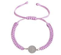 LAIOUSN Catholicisme Benoît croisé pour homme et femme Cadeau de foi Bijoux Accessoires Chaîne à main réglable Corde à main, taille unique, Comme décrit