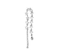 LAIOUSN Chaîne à maillons creux en forme d'étoile à cinq branches pour homme et femme, taille unique, Résine, Pas de gemme